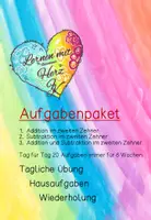 Vorschau - Arbeitsblätter - Materialpaket: Addition und Subtraktion im Zahlenraum bis 20 (ohne Zehnerübergang) - Deckblatt