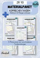 Vorschau - Arbeitsblätter - Materialpaket - Kopfrechentandem im ZR 10 - Addition & Mengen - Deckblatt