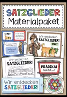 Vorschau - Arbeitsblätter - SATZGLIEDER - Materialpaket (3.-5. Schulstufe) - Deckblatt
