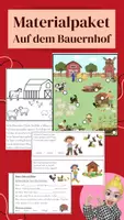 Vorschau - Unterrichtsreihen - Materialpaket - Bauernhof - Deckblatt