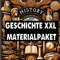 Vorschau - Arbeitsblätter - GESCHICHTE - MATERIALPAKET XXL - Deckblatt