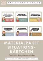 Vorschau - Fördermaterial/Inklusion - Materialpaket - Situationskärtchen Emotionale Kompetenzen fördern - Deckblatt