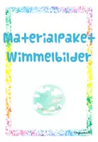 Vorschau - Arbeitsblätter - Materialpaket Wimmelbilder - Deckblatt