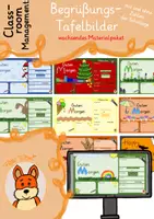 Vorschau - Präsentationen/Tafelbilder - Begrüßungsbilder - mit und ohne Zählen der Schultage - Deckblatt