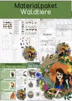Vorschau - Arbeitsblätter - Materialpaket - Waldtiere - Deckblatt
