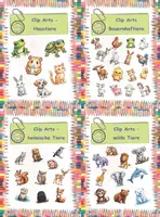 Vorschau - selbst erstellte Cliparts/Grafiken - Materialpaket Clip Arts Tiere (313 Bilder) - Deckblatt
