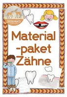 Vorschau - Stundenentwürfe - Materialpaket Zähne 1. Klasse - Deckblatt