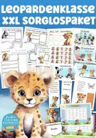 Vorschau - Arbeitsblätter - Leopardenklasse Klassentier Leopard Sorglospaket Grundschule - Deckblatt