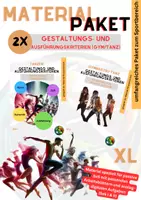 Vorschau - Arbeitsblätter - Materialpaket: Gestaltungskriterien und Ausführungskriterien (Gymnastik-Tanz) - Deckblatt