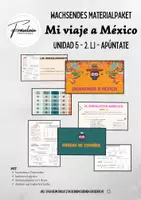Vorschau - Arbeitsblätter - Materialpaket Apúntate 2 - Unidad 5 - Mi viaje a México - Deckblatt
