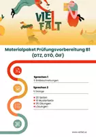 Vorschau - Arbeitsblätter - Prüfungsvorbereitung B1 - Sprechen - Gemeinsam etwas planen - Deckblatt