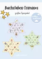 Vorschau - Stationenlernen - Sparpaket "Buchstaben-Triminos" - Deckblatt