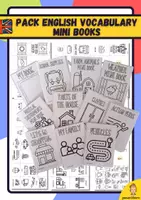 Vorschau - Arbeitsblätter - Pack 12 English Vocabulary minibooks - Deckblatt