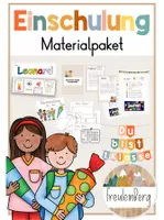 Vorschau - Arbeitsblätter - Einschulung - Materialpaket - Deckblatt