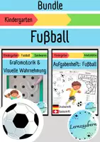 Vorschau - Mal- und Bastelvorlagen - Materialpaket "Fußball" für den Kindergarten - Deckblatt