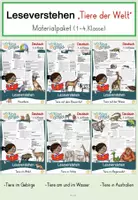 Vorschau - Arbeitsblätter - Lesen | Leseverstehen | Leseverständnis | Sachunterricht | Tiere der Welt - Deckblatt