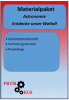 Vorschau - Stundenentwürfe - Materialpaket "Astronomie-Entdecke unser Weltall" - Deckblatt