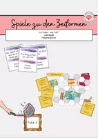 Vorschau - Spiele - Materialpaket Zeiformenspiele - Deckblatt
