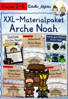 Vorschau - Stundenentwürfe - Arche Noah Religion Bibel XXL-MATERIALPAKET - Deckblatt