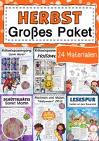 Vorschau - Arbeitsblätter - Herbst - Deckblatt
