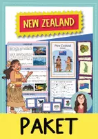 Vorschau - Arbeitsblätter - New Zealand Materialpaket (Englisch) - Deckblatt