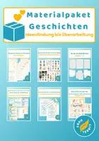 Vorschau - Arbeitsblätter - Materialpaket Geschichten schreiben: planen, schreiben, überarbeiten - Deckblatt