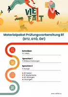 Vorschau - Arbeitsblätter - Prüfungsvorbereitung B1 - Sprechen - Bildbeschreibung & Gemeinsam etwas planen - Deckblatt