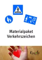 Vorschau - Arbeitsblätter - Materialpaket "Verkehrszeichen für Fußgänger" - Deckblatt