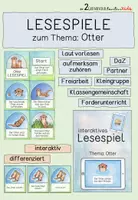 Vorschau - Spiele - Materialpaket : Lesespiele und interaktive Übungen - Otter - Deckblatt