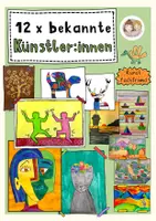 Vorschau - Stundenentwürfe - 12 bekannte Künstler:innen im Kunstunterricht, Künstler, Künstlerin - Deckblatt