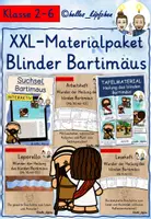 Vorschau - Stundenentwürfe - Heilung des blinden Bartimäus - Wunder Jesu XXL-MATERIALPAKET - Deckblatt