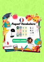 Vista previa - Juegos / Gamificación - Paquet Vocabulaire 🇫🇷 - Portada