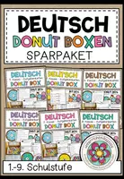 Vorschau - Arbeitsblätter - DEUTSCH - DONUT BOXEN (1.-9. Schulstufe) SPARPAKET - Deckblatt