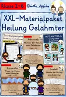 Vorschau - Stundenentwürfe - Jesus heilt einen Gelähmten Wunder Jesu XXL-MATERIALPAKET - Deckblatt