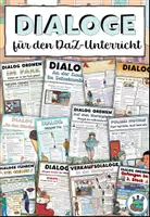 Vorschau - Arbeitsblätter - Dialoge für den DaZ-Unterricht - Deckblatt