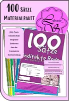 Vorschau - Arbeitsblätter - Materialpaket: 100 Sätze - Deckblatt