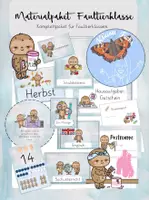 Vorschau - Fördermaterial/Inklusion - Komplettes Materialpaket für die Faultierklasse - Deckblatt
