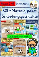 Vorschau - Stundenentwürfe - Schöpfung / Schöpfungsgeschichte Religionsunterricht XXL-MATERIALPAKET - Deckblatt