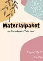 Vorschau - Arbeitsblätter - Materialpaket zum Themenbereich "Detectives" - Deckblatt