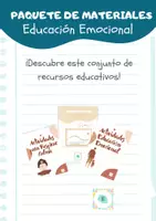 Vista previa - Unidades / Secuencias / Situaciones de Aprendizaje - Paquete de materiales - Educación emocional - Portada