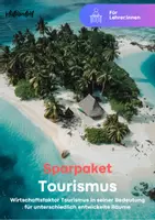Vorschau - Unterrichtsreihen - Sparpaket: Wirtschaftsfaktor Tourismus in seiner Bedeutung für unterschiedlich entwickelte Räume - Geographie Abitur - Deckblatt