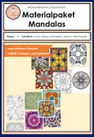 Vorschau - Mal- und Bastelvorlagen - Materialpaket: Mandalas - Deckblatt