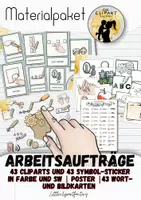 Vorschau - Poster - Materialpaket Arbeitsaufträge Visualisieren - Deckblatt