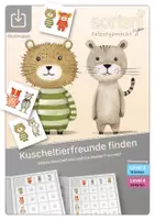 Vorschau - Spiele - Materialpaket | Kuscheltierfreunde finden | Level 3 + 4 - Deckblatt