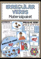 Vorschau - Arbeitsblätter - IRREGULAR VERBS - MATERIALPAKET - Deckblatt