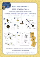 Vorschau - Spiele - Let's talk about bees, bears and owls . Body Parts Bundle - Deckblatt