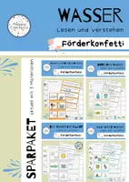 Vorschau - Arbeitsblätter - Wasser Fördermaterialien - Sparpaket - Deckblatt