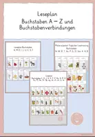 Vorschau - Arbeitsblätter - Materialpaket Lesepläne Buchstaben zum Lehrwerk Flex und Flora Deutsch 1 - Deckblatt
