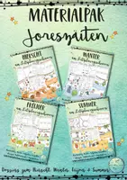 Vorschau - Arbeitsblätter - Materialpak Joreszäiten am Lëtzebuergeschcours - Deckblatt