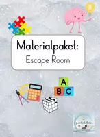 Vorschau - Arbeitsblätter - wachsendes Materialpaket: Escape room - Deckblatt